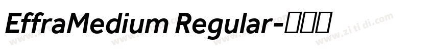 EffraMedium Regular字体转换
